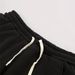 Men's Clothing Men's Street Black Hooded Sweatshirt Flared Pants Suit Red Lips And Diamond Teeth_viptrois.com