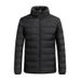 A Light And Thin Men's Down Jacket, A Fashionable And Simple White Duck Down Windproof And Warm Stand-up Collar Coat For Autumn And Winter_viptrois.com