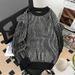 Men's Clothing Sweater Round Neck Sweater Japanese-Inspired Striped Knit Sweater - Unisex Oversized Crewneck Pullover For Casual & Streetwear (M-3XL)_viptrois.com