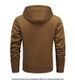 Men's Sherpa-Lined Zip Hoodie – Winter Fleece Jacket With Drop Shoulder (S-XXXL, Black/Navy/Chocolate Brown)_viptrois.com