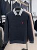 2025 Autumn/Winter New Thick Warm Bottom Youth Sweater Fake Two Casual Sweaters_viptrois.com