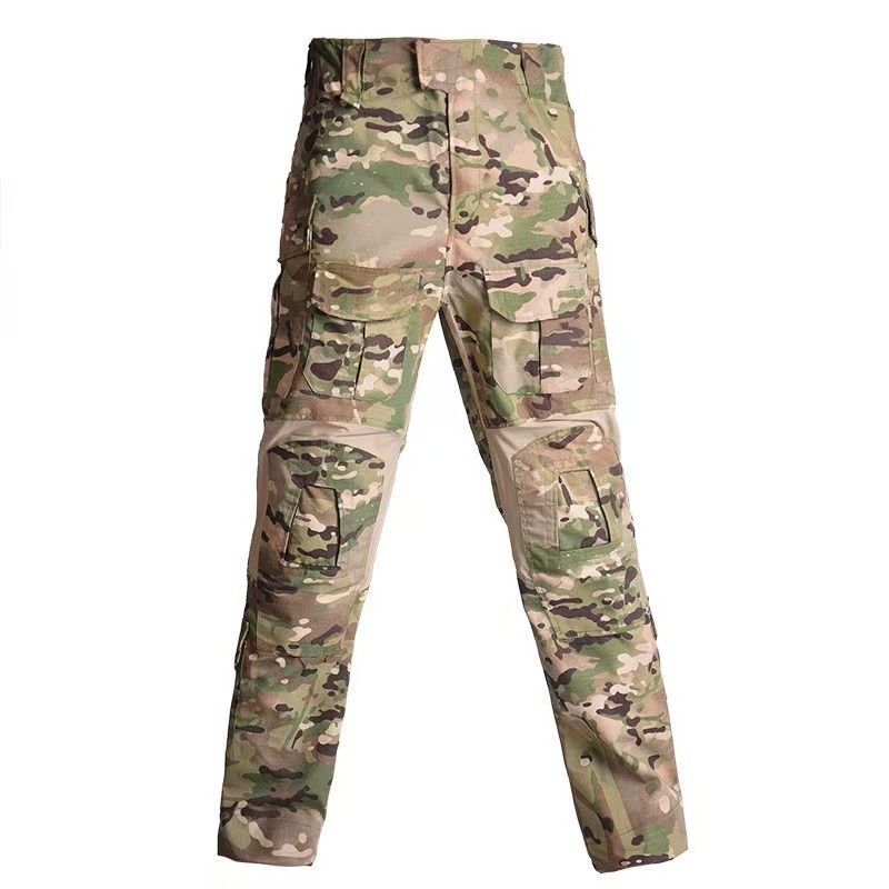 Men's Clothing Tactical Frog Pants – Unisex Military Training Trousers With Breathable Camo, Oversized Fit For Outdoor & Combat (CP, MCBK Patterns)_viptrois.com