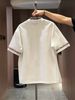 New Summer Men's Trendy Brand Versatile Fashionable Base Layer Sports T-Shirt With Ethnic Embroidery Crew Neck Casual Short Sleeve_viptrois.com