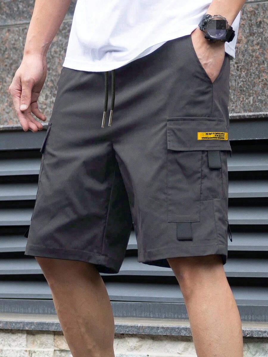 2026 Workwear Short Pants For Men - Summer Casual Loose Fit - Insulated Drawstring - Retro Style - Student Shorts_viptrois.com