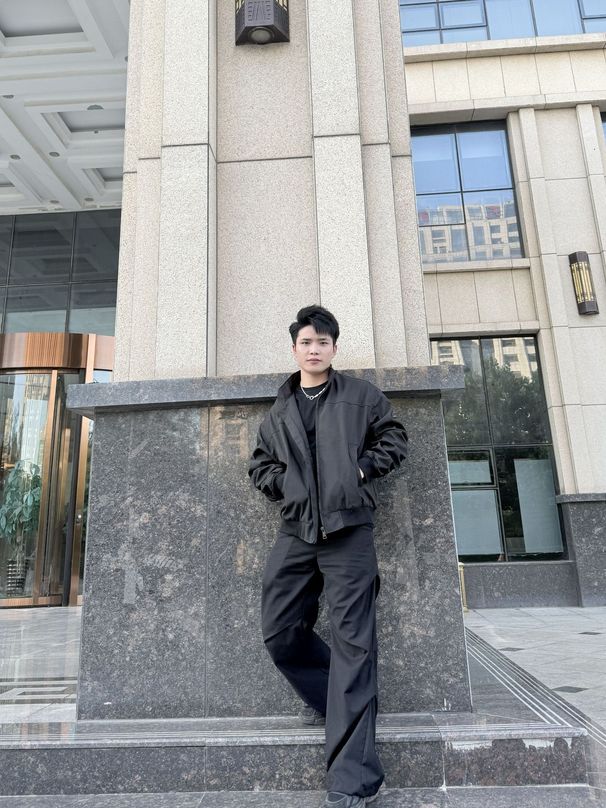 Pulse American Style Men, Spring And Summer Stand Collar Windbreaker, Solid Color Retro Outdoor Workwear Flight Jacket_viptrois.com
