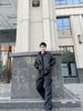 Pulse American Style Men, Spring And Summer Stand Collar Windbreaker, Solid Color Retro Outdoor Workwear Flight Jacket_viptrois.com