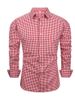 K New Elastic Casual Plaid Shirt Retro Shirt For Men_viptrois.com