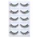 5 Pairs Handmade False Eyelashes - Thick & Curly 3D Lashes (European & American Style, One Piece Design)_viptrois.com
