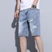 Men's Clothing Shorts Men's Summer Thin Style Outdoor Wear Ins Trendy Loose Straight Men's Pants_viptrois.com