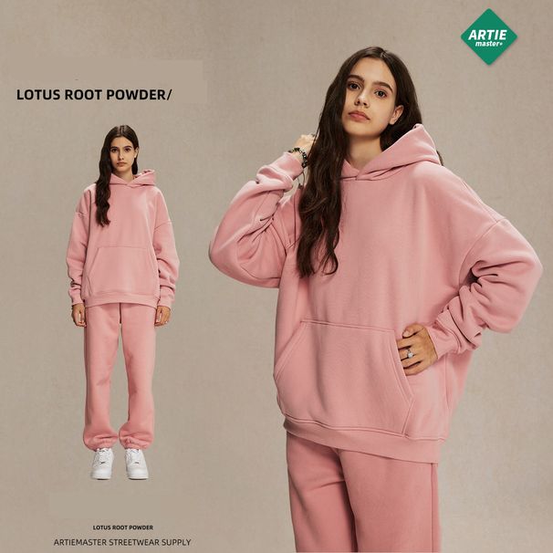 Men's Oversize Fleece Hoodie With 400GSM Anti-Pilling Fabric, Streetwear Pullover Sweatshirt For Winter (Available In 12 Colors)_viptrois.com