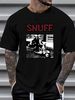 Vintage 90s Snuff Band Punk Us Tour 96 T Shirt LB5947 Breathable Versatile Stretched Stylish Summer Comfortable Casual Slightly Unisex Streetwear_viptrois.com
