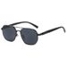 Men's Sunglasses New Fashion Square Frame Sunglasses Men's Retro Sunglasses Modern All Match Driving Sunglasses_viptrois.com