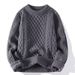 Oversized Knit Sweater – Fleece-Lined Winter Thermal (S-2XL, Round/High Neck)_viptrois.com