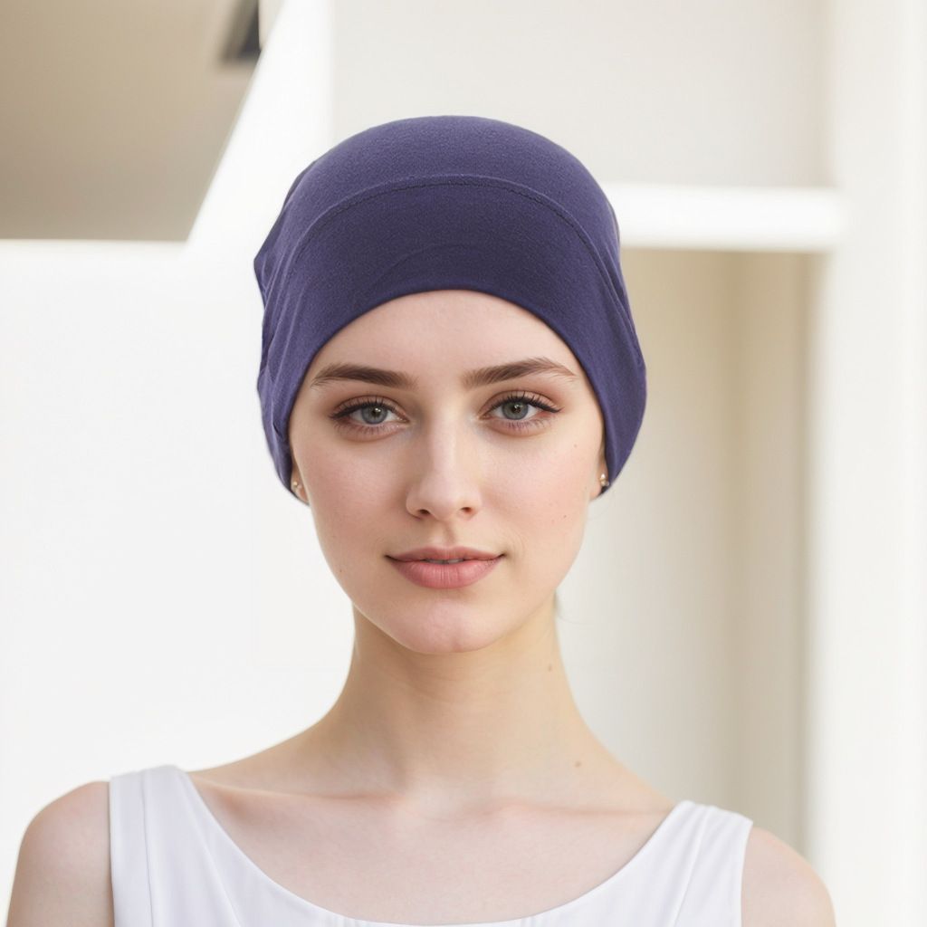 New Multi Color Elastic Mercerized Cotton Bottoming Cap Baotou Hat_viptrois.com