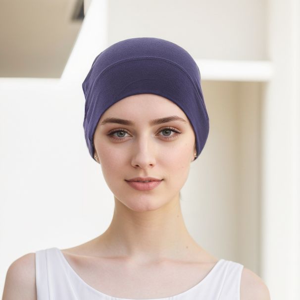 New Multi Color Elastic Mercerized Cotton Bottoming Cap Baotou Hat_viptrois.com
