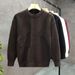 Men's Clothing Winter New Round Neck Men's Long Sleeved Bottoming Sweater Trend_viptrois.com