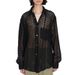 Men's Clothing Casual Draping Hollow Lace Shirt Men's Shirt Men's Summer Casual Fashion Trend Top_viptrois.com