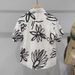 Men's Clothing Short Sleeved Floral Shirt Retro Handsome Beach Couple Loose Shirt_viptrois.com