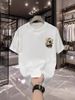 American Heavy-duty Pure Cotton Short-sleeved T-shirt For Men, Instagram Streetwear, Loose Top Wear For Men, Summer Style_viptrois.com