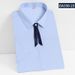 Men's Clothing Bamboo Fiber Stretch Blouse – Wrinkle-Resistant Office Shirt With Striped Design (Long/Short Sleeve,Eco-Friendly & Breathable)_viptrois.com