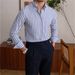 New Spring And Autumn Fashion Striped Long Sleeved Shirt Men's Trendy Brand Slim Business Casual Shirt Men's Tops_viptrois.com