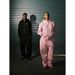 Unisex Retro Streetwear Hoodie & Jogger Set - Zip-Up Fleece-Lined Sweatshirt & Pants (Black/Grey/Pink, S-4xl)_viptrois.com