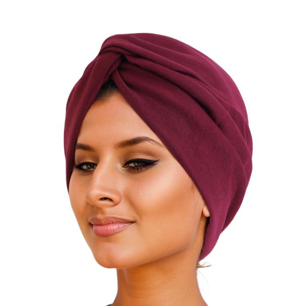 Soft Cotton-Like Cross Turban Headscarf Twisted Cap - Stylish Arabic Boho Headwear For Men & Women_viptrois.com