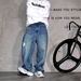 Men's Clothing 2025 Spring New Style Street Heavy Washed Ripped Jeans Men's Design Collection Bright Line Stitching Bag Pants_viptrois.com