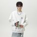 Monochrome Man- 380G Heavyweight Crew Neck Sweatshirt Autumn New Fun Textured Embroidery Loose Fit Trendy Brand Sports Jacket Q_viptrois.com