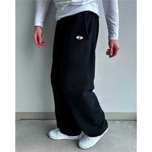 New European And American Pants For Men In All Seasons, Loose Fitting Straight Leg Sports And Casual Pants, Hot Selling Suit Long_viptrois.com