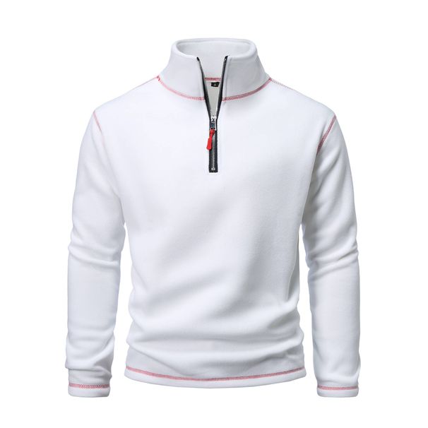 Autumn And Winter Men's Clothing: European Size Stand-up Collar Tactical Fleece Jacket, Men's Fleece Thermal Pullover, Youth Hoodie_viptrois.com