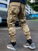 Men's Spring And Autumn Casual Pants, Large-sized Personalized Cargo Pants, Men's Trendy Brand Fashionable Sportswear Pants_viptrois.com