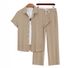 New Men's Hawaiian Casual Business Casual Loose-fitting Short-sleeved Pants And Versatile Shirt Set_viptrois.com