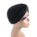 elastic women's headscarf hat soft base head cover chemotherapy headscarf Bennie Twisted India_viptrois.com