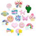Cute Little Fresh Light Pink Shoes Flower Decoration Buckle Soft Glue DIY Shoe Accessories_viptrois.com