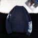 Pure Men's Sweater-Feel Trendy Brand Thickened Jacket Autumn Winter American Christmas Retro Japanese Style Lazy Knitted_viptrois.com