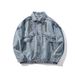 Men's Clothing American Retro Loose Jacket Long Sleeve Casual Trend New Men's Denim Tops Coat_viptrois.com