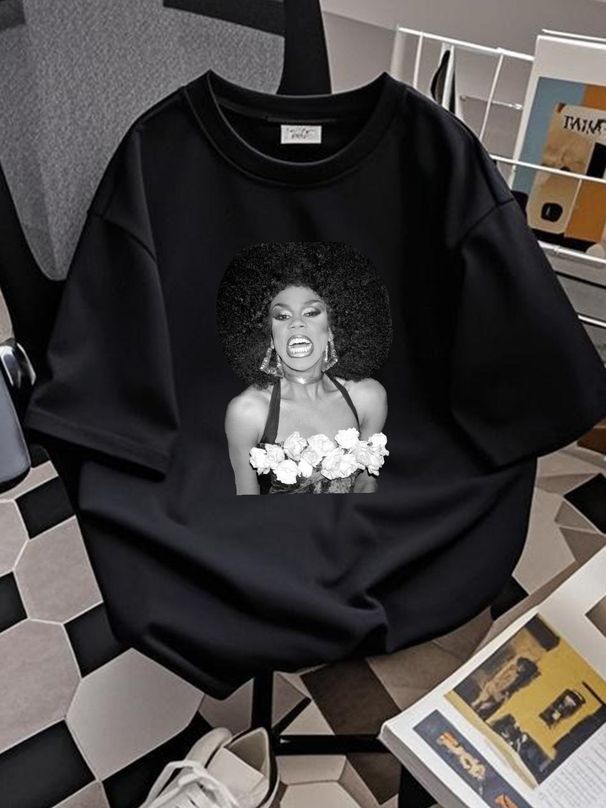 Rupaul Diva T Shirt 80s LGBTQ For Her Him Rupauls Drag Race Stylish Casual Designer Clothes Slightly Streetwear Breathable Soft Comfortable Summer_viptrois.com