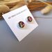 European and American new magnet buckle metal fashion inlaid flash diamond light luxury color diamond sweet water drop glass scarf buckle Z104_viptrois.com