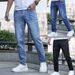 Men's Clothing Stretch Slim Jeans Golden Classic Three Colors Hot Style_viptrois.com