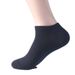 Plus-size boat socks men's summer thin solid color socks wicking cotton socks and ankle socks_viptrois.com
