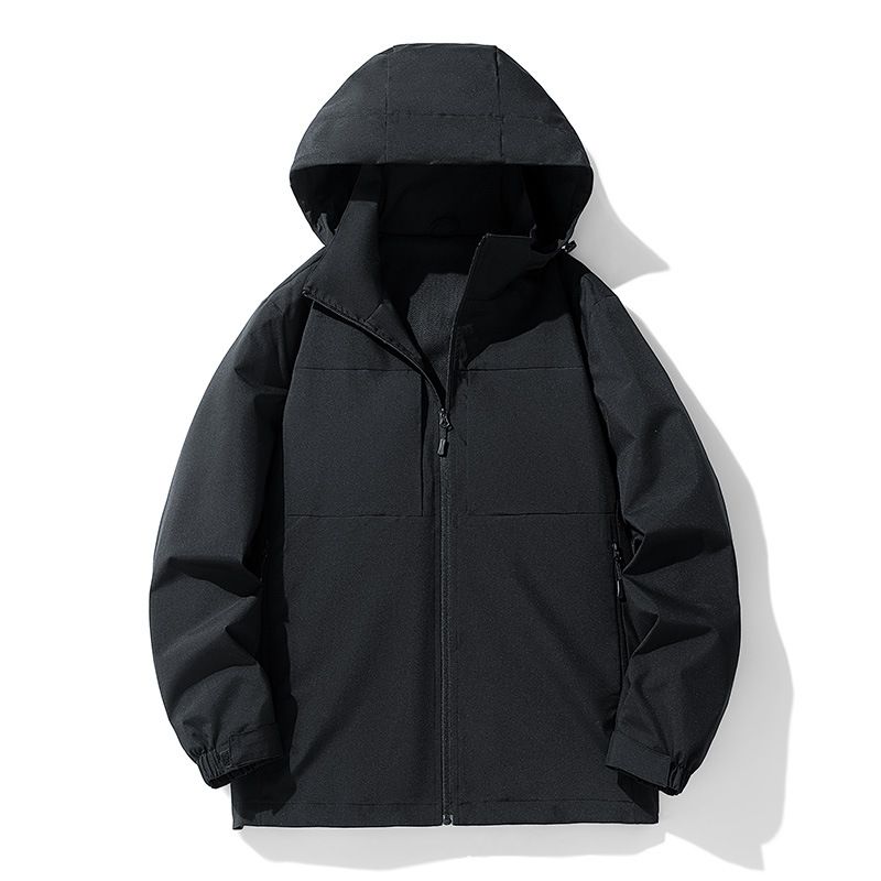 Men's Clothing Lightweight Waterproof Windbreaker Jacket With Hood - Breathable Outdoor Sports Coat For Hiking, Running & Daily Wear_viptrois.com
