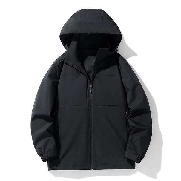 Men's Clothing Lightweight Waterproof Windbreaker Jacket With Hood - Breathable Outdoor Sports Coat For Hiking, Running & Daily Wear_viptrois.com