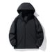 Men's Clothing Lightweight Waterproof Windbreaker Jacket With Hood - Breathable Outdoor Sports Coat For Hiking, Running & Daily Wear_viptrois.com