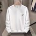 American Casual Round Neck Printed Sweatshirt For Men, 2024 Autumn And Winter New Trendy Brand Versatile Long Sleeved_viptrois.com