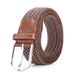 Popular Men's And Women's Belts Multi Color Breathable Woven Elastic Canvas Pin Buckle Elastic Casual Pants Belt_viptrois.com