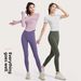 Juyitang Long Seamless Women's Peach Fitness Sports Running Tight High Waist Hip Lift Yoga Pants_viptrois.com