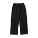 Men's Clothing Cool Ice Silk Breathable Casual Pants Summer New Loose Slightly Wide Sports Pants Solid Color Workwear Trousers_viptrois.com