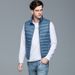 Autumn Winter Ultra-light White Duck Down Vest Men Outdoor Short Slim Fit Windbreakers Warm Waistcoat Lightweight Mens Vests_viptrois.com