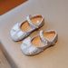 Girls Princess Shoes 2024 Spring and Autumn New Children's Shoes Small Leather Shoes Girls Shining Crystal Shoes Baby Shoes_viptrois.com